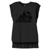 Women's Flowy Muscle Tee With Rolled Cuffs Thumbnail