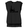 Women's Flowy Muscle Tee With Rolled Cuffs Thumbnail