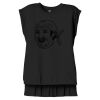 Women's Flowy Muscle Tee With Rolled Cuffs Thumbnail