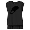 Women's Flowy Muscle Tee With Rolled Cuffs Thumbnail