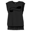 Women's Flowy Muscle Tee With Rolled Cuffs Thumbnail