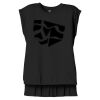 Women's Flowy Muscle Tee With Rolled Cuffs Thumbnail