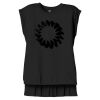 Women's Flowy Muscle Tee With Rolled Cuffs Thumbnail