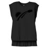 Women's Flowy Muscle Tee With Rolled Cuffs Thumbnail