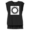 Women's Flowy Muscle Tee With Rolled Cuffs Thumbnail