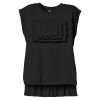 Women's Flowy Muscle Tee With Rolled Cuffs Thumbnail