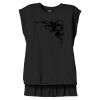 Women's Flowy Muscle Tee With Rolled Cuffs Thumbnail
