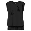 Women's Flowy Muscle Tee With Rolled Cuffs Thumbnail