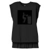 Women's Flowy Muscle Tee With Rolled Cuffs Thumbnail