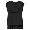 Women's Flowy Muscle Tee With Rolled Cuffs Thumbnail