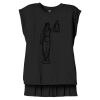 Women's Flowy Muscle Tee With Rolled Cuffs Thumbnail