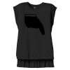 Women's Flowy Muscle Tee With Rolled Cuffs Thumbnail