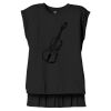 Women's Flowy Muscle Tee With Rolled Cuffs Thumbnail
