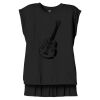 Women's Flowy Muscle Tee With Rolled Cuffs Thumbnail