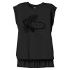 Women's Flowy Muscle Tee With Rolled Cuffs Thumbnail