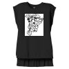 Women's Flowy Muscle Tee With Rolled Cuffs Thumbnail
