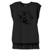Women's Flowy Muscle Tee With Rolled Cuffs Thumbnail