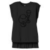 Women's Flowy Muscle Tee With Rolled Cuffs Thumbnail