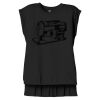 Women's Flowy Muscle Tee With Rolled Cuffs Thumbnail