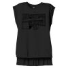 Women's Flowy Muscle Tee With Rolled Cuffs Thumbnail