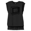 Women's Flowy Muscle Tee With Rolled Cuffs Thumbnail