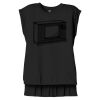 Women's Flowy Muscle Tee With Rolled Cuffs Thumbnail
