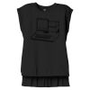 Women's Flowy Muscle Tee With Rolled Cuffs Thumbnail