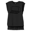 Women's Flowy Muscle Tee With Rolled Cuffs Thumbnail