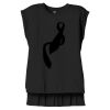Women's Flowy Muscle Tee With Rolled Cuffs Thumbnail