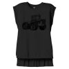 Women's Flowy Muscle Tee With Rolled Cuffs Thumbnail