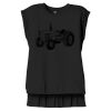 Women's Flowy Muscle Tee With Rolled Cuffs Thumbnail