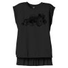Women's Flowy Muscle Tee With Rolled Cuffs Thumbnail