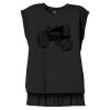 Women's Flowy Muscle Tee With Rolled Cuffs Thumbnail