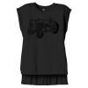 Women's Flowy Muscle Tee With Rolled Cuffs Thumbnail