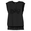 Women's Flowy Muscle Tee With Rolled Cuffs Thumbnail