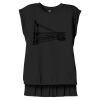 Women's Flowy Muscle Tee With Rolled Cuffs Thumbnail