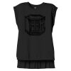 Women's Flowy Muscle Tee With Rolled Cuffs Thumbnail