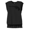 Women's Flowy Muscle Tee With Rolled Cuffs Thumbnail
