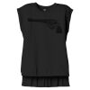 Women's Flowy Muscle Tee With Rolled Cuffs Thumbnail