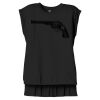 Women's Flowy Muscle Tee With Rolled Cuffs Thumbnail
