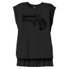 Women's Flowy Muscle Tee With Rolled Cuffs Thumbnail