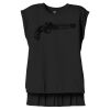 Women's Flowy Muscle Tee With Rolled Cuffs Thumbnail