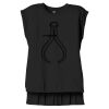 Women's Flowy Muscle Tee With Rolled Cuffs Thumbnail