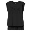 Women's Flowy Muscle Tee With Rolled Cuffs Thumbnail