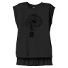 Women's Flowy Muscle Tee With Rolled Cuffs Thumbnail