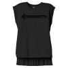 Women's Flowy Muscle Tee With Rolled Cuffs Thumbnail
