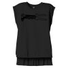 Women's Flowy Muscle Tee With Rolled Cuffs Thumbnail