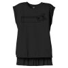 Women's Flowy Muscle Tee With Rolled Cuffs Thumbnail