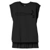 Women's Flowy Muscle Tee With Rolled Cuffs Thumbnail