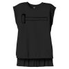 Women's Flowy Muscle Tee With Rolled Cuffs Thumbnail